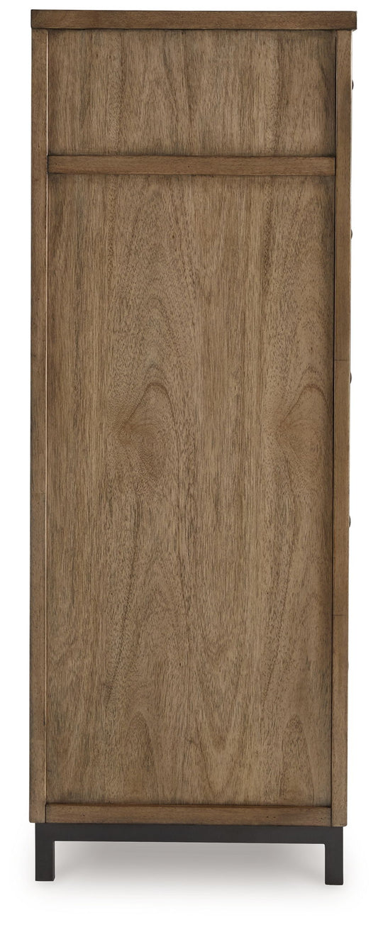 Tomtyn - Five Drawer Chest - Light Brown