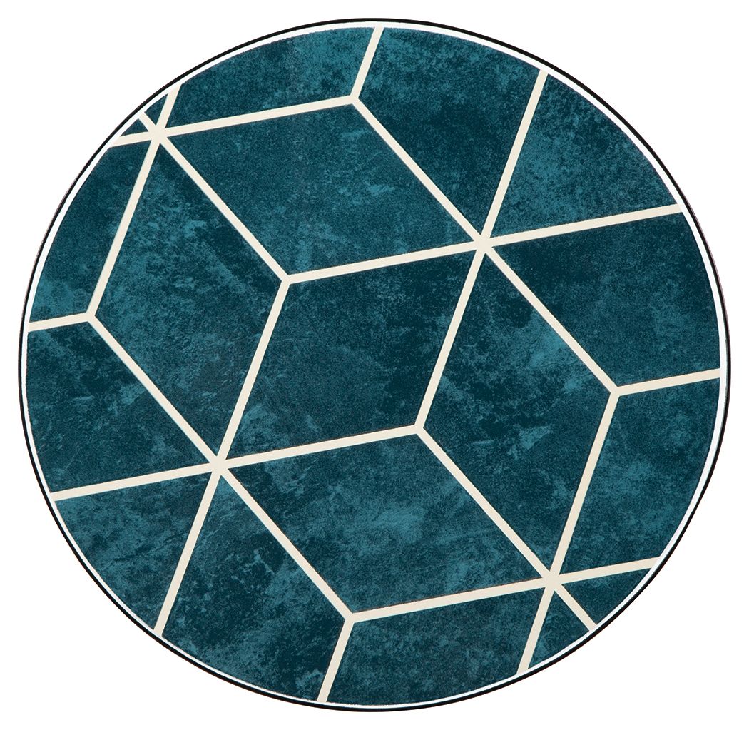 Clairbelle - Accent Table (Set of 2) - Teal