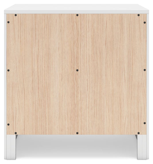 Binterglen - Two Drawer Night Stand - White
