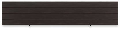 Darborn - 88" TV Stand With Electric Infrared Fireplace Insert - Gray / Brown
