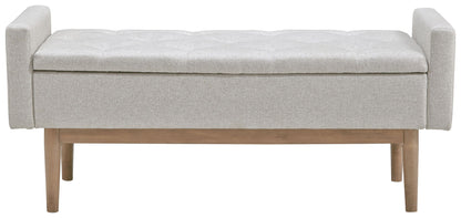 Briarson - Storage Bench - Beige / Brown
