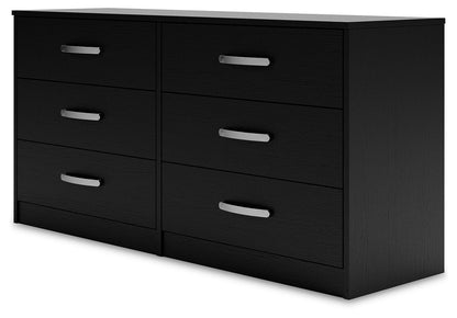 Finch - Six Drawer Dresser - Black