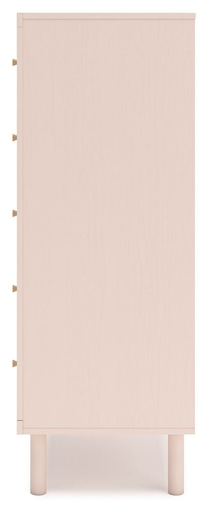 Wistenpine - Five Drawer Chest - Blush