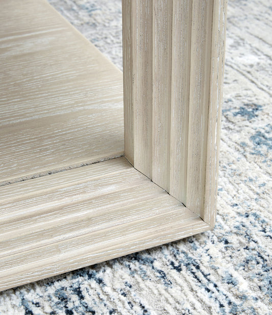 Marxhart - Square End Table - Bisque