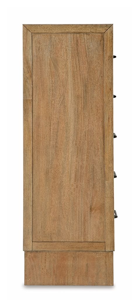 Sherbana - Five Drawer Chest - Light Brown