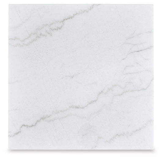 Loyaska - Square End Table - Brown / Ivory