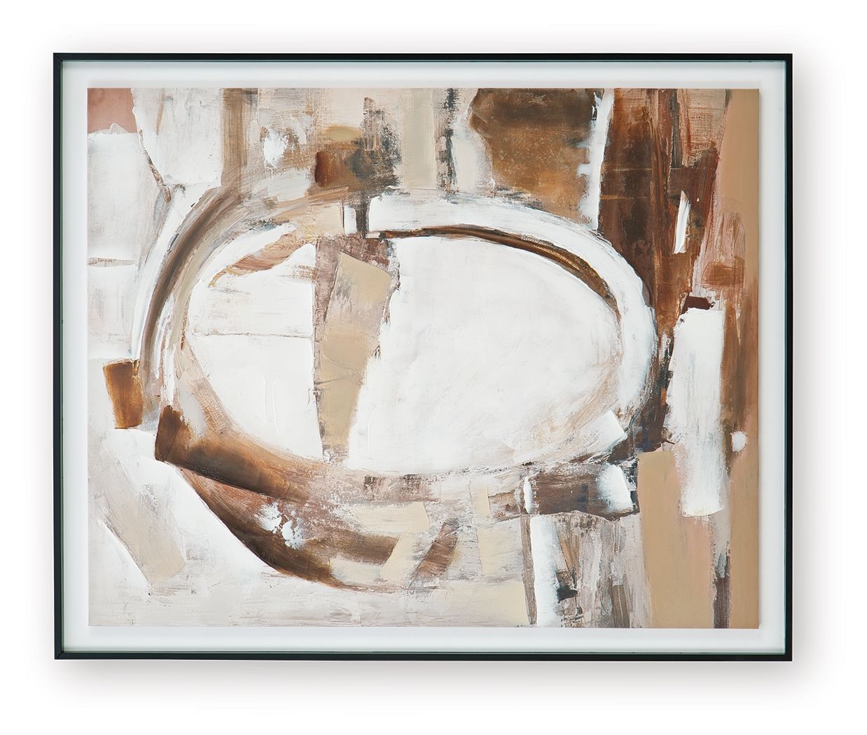 Bradlow - Wall Art - Brown / White / Black