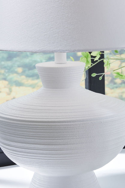 Harelwood - Poly Table Lamp - White