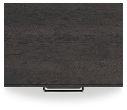 Hollivern - Two Drawer Night Stand - Dark Gray