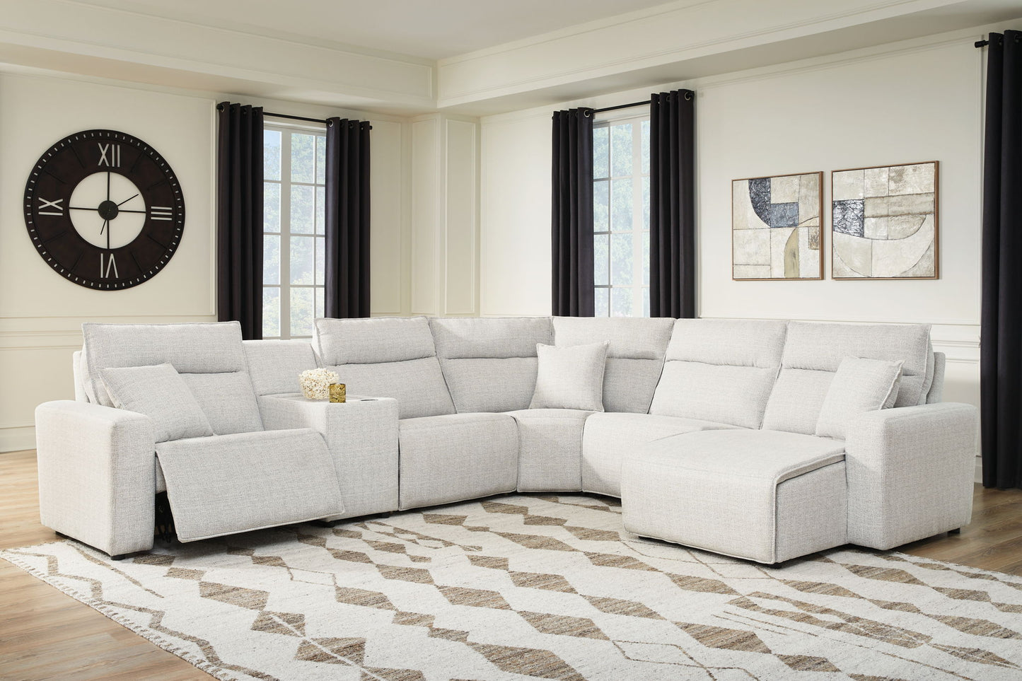 Modmax II - Reclining Sectional - Stone