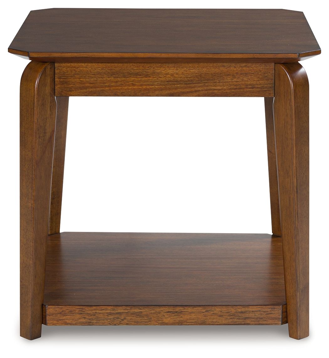 Trenmour - Square End Table - Medium Brown