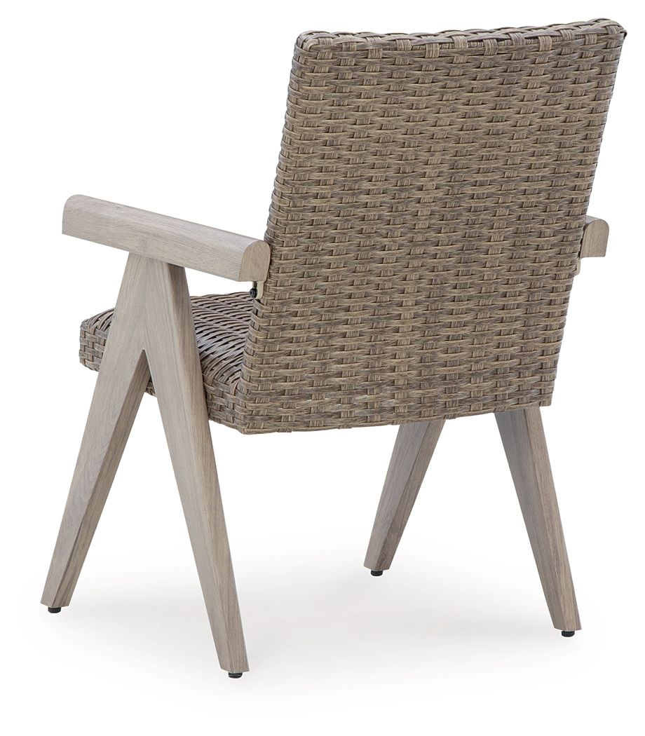 Cliff Trails - Arm Chair (Set of 2) - Beige
