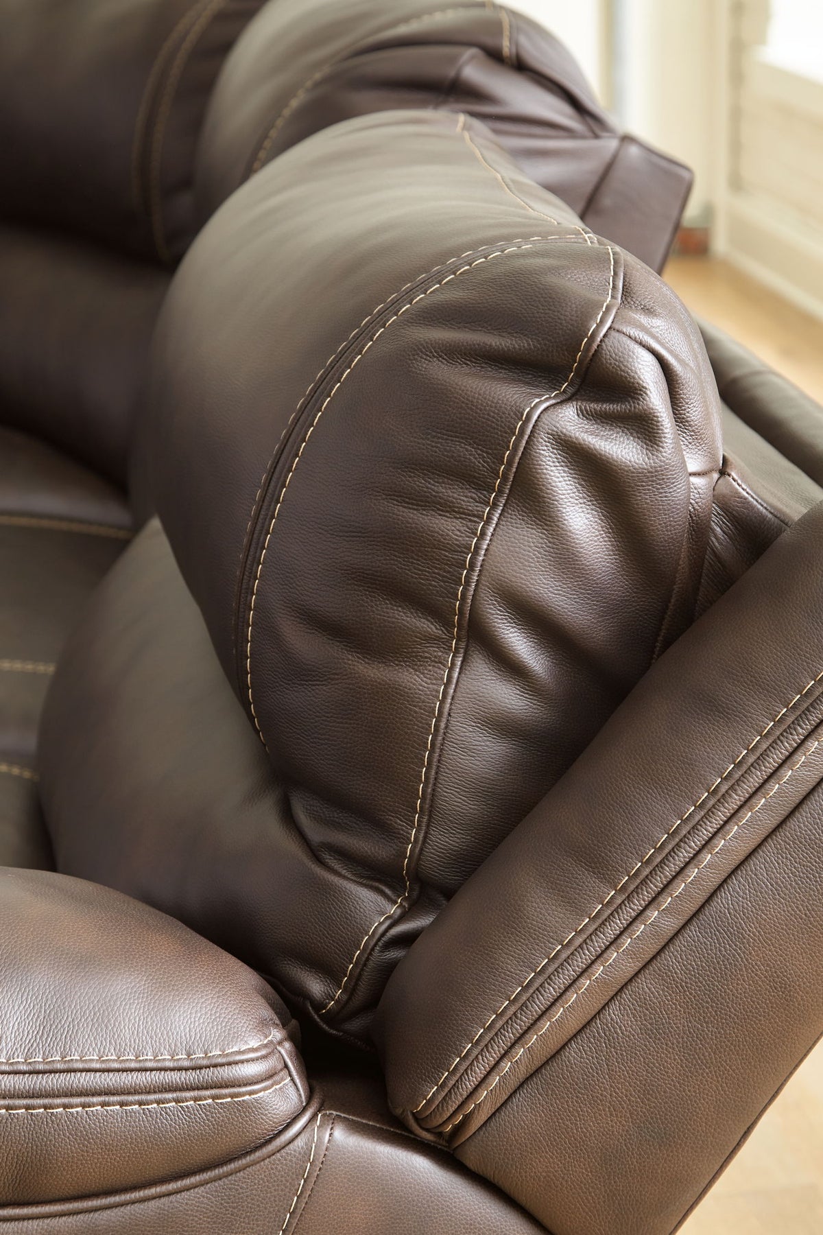Dunleith - Power Sectional 6 Pc - Chocolate