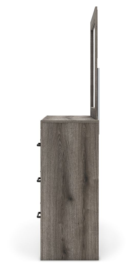 Graystorm - Dresser And Mirror - Brown Gray