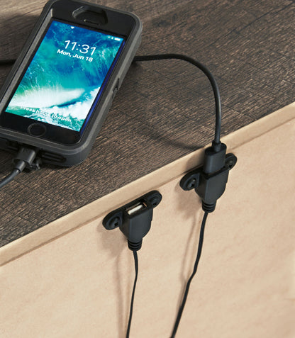 Wynnlow - Two Drawer Night Stand - Gray