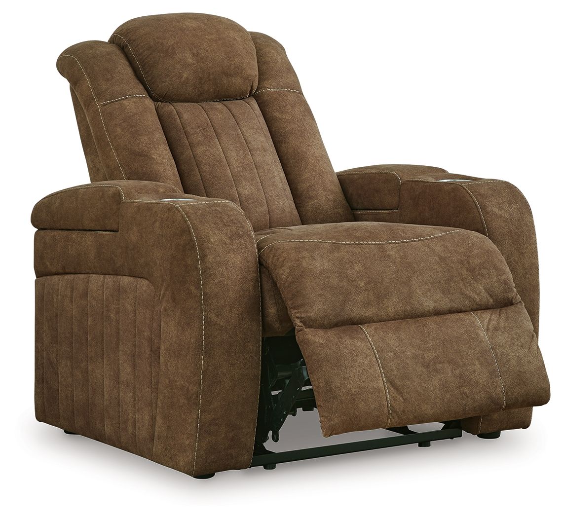 Wolfridge - Power Recliner/Adj Headrest - Brindle