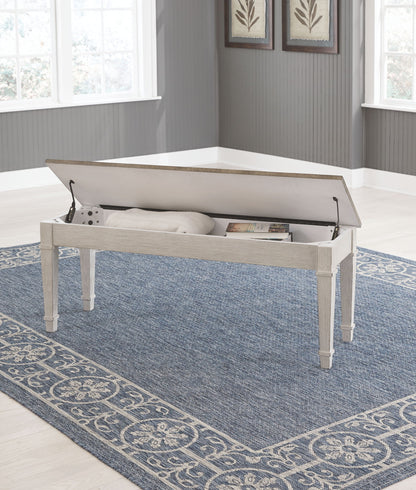 Skempton - Storage Bench - White