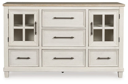 Shaybrock - Dresser - Antique White / Brown