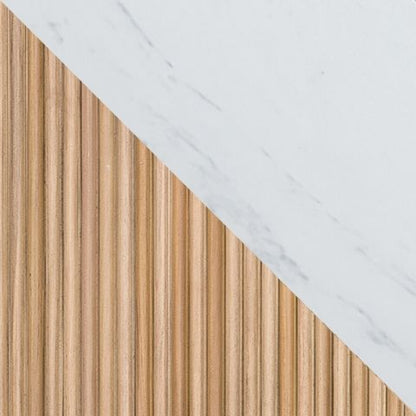 Camdill - XL TV Stand With Fireplace Option - Light Brown