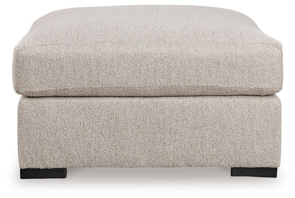 Ballyton - Oversized Accent Ottoman - Sand