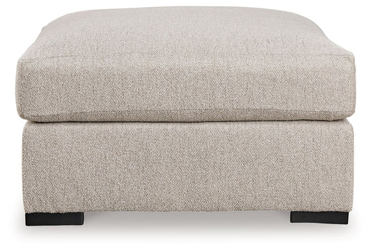 Ballyton - Oversized Accent Ottoman - Sand