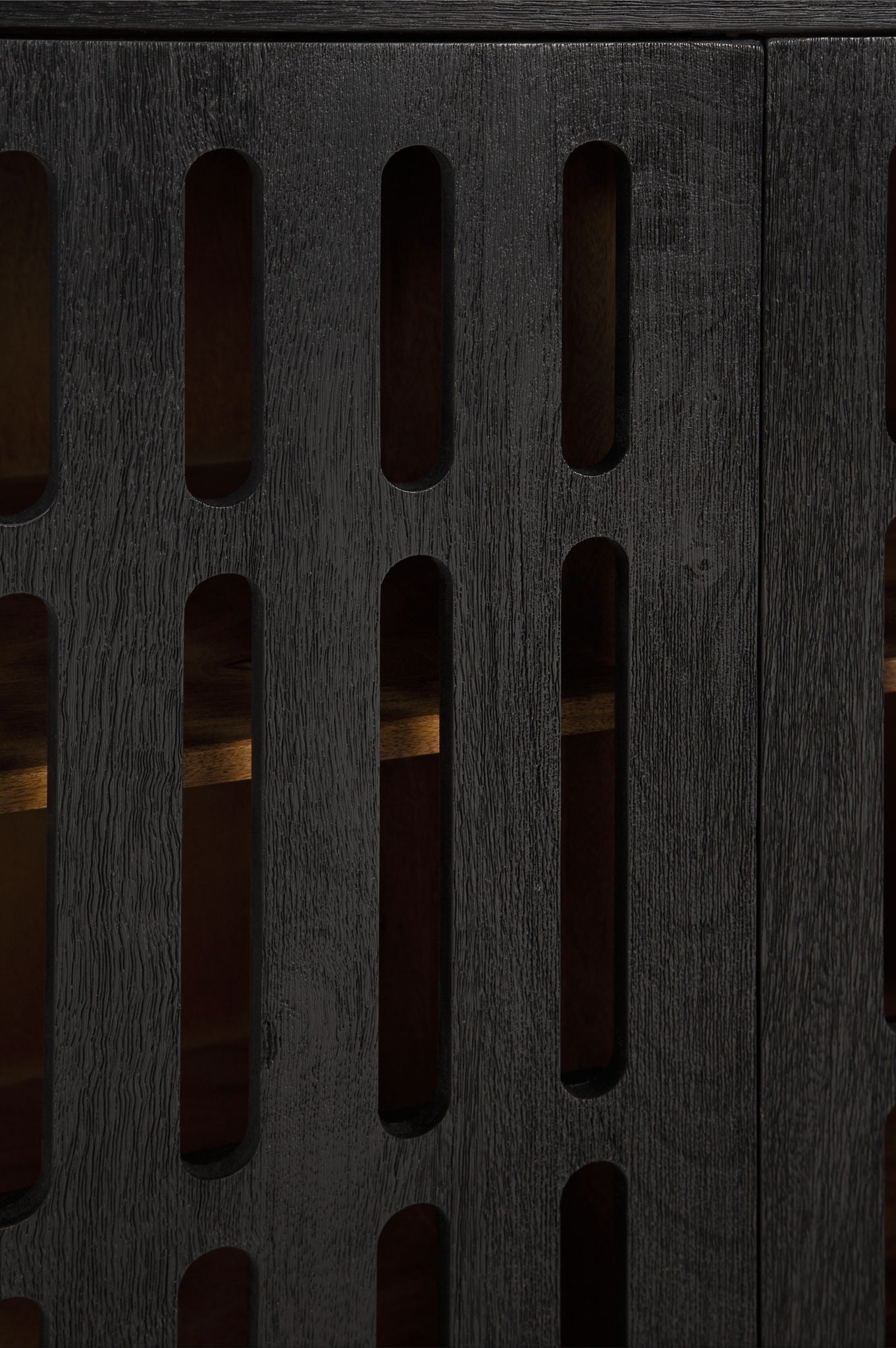 Vallisburg - Accent Cabinet - Black / Natural