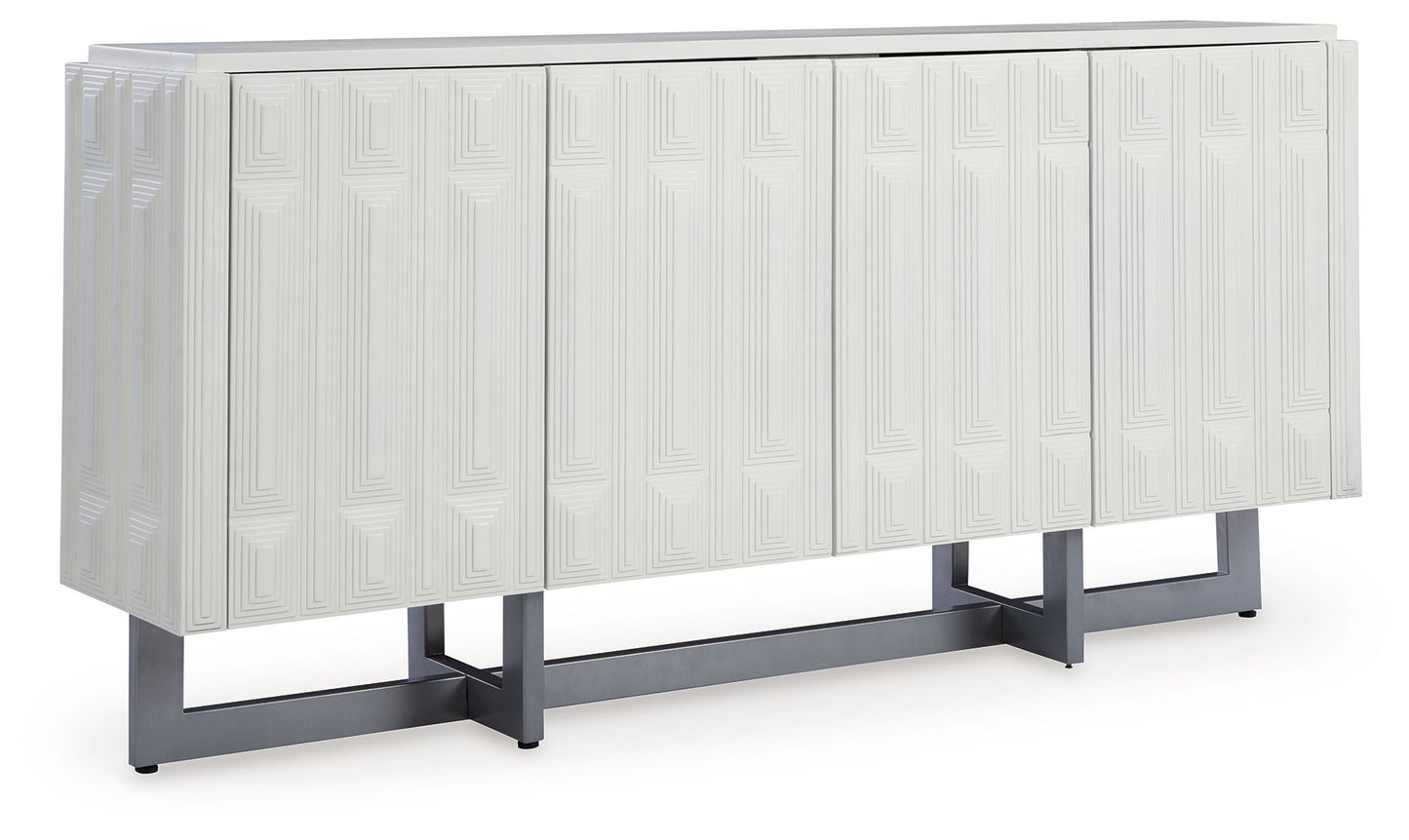 Ornawel - Accent Cabinet - Distressed White