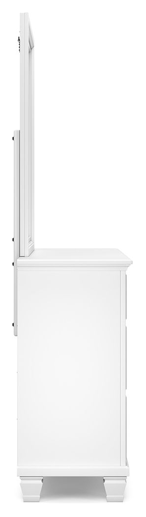 Fortman - Dresser And Mirror - White