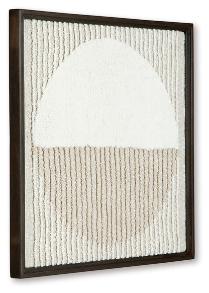 Bachard - Wall Decor - Tan / White