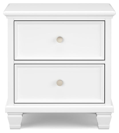 Fortman - Two Drawer Night Stand - White