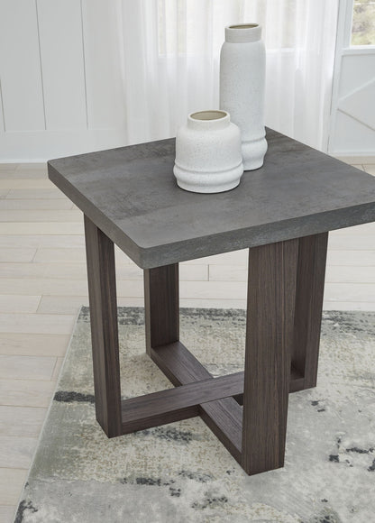 Dynnford - Occasional Table Set (Set of 3) - Gray / Brown