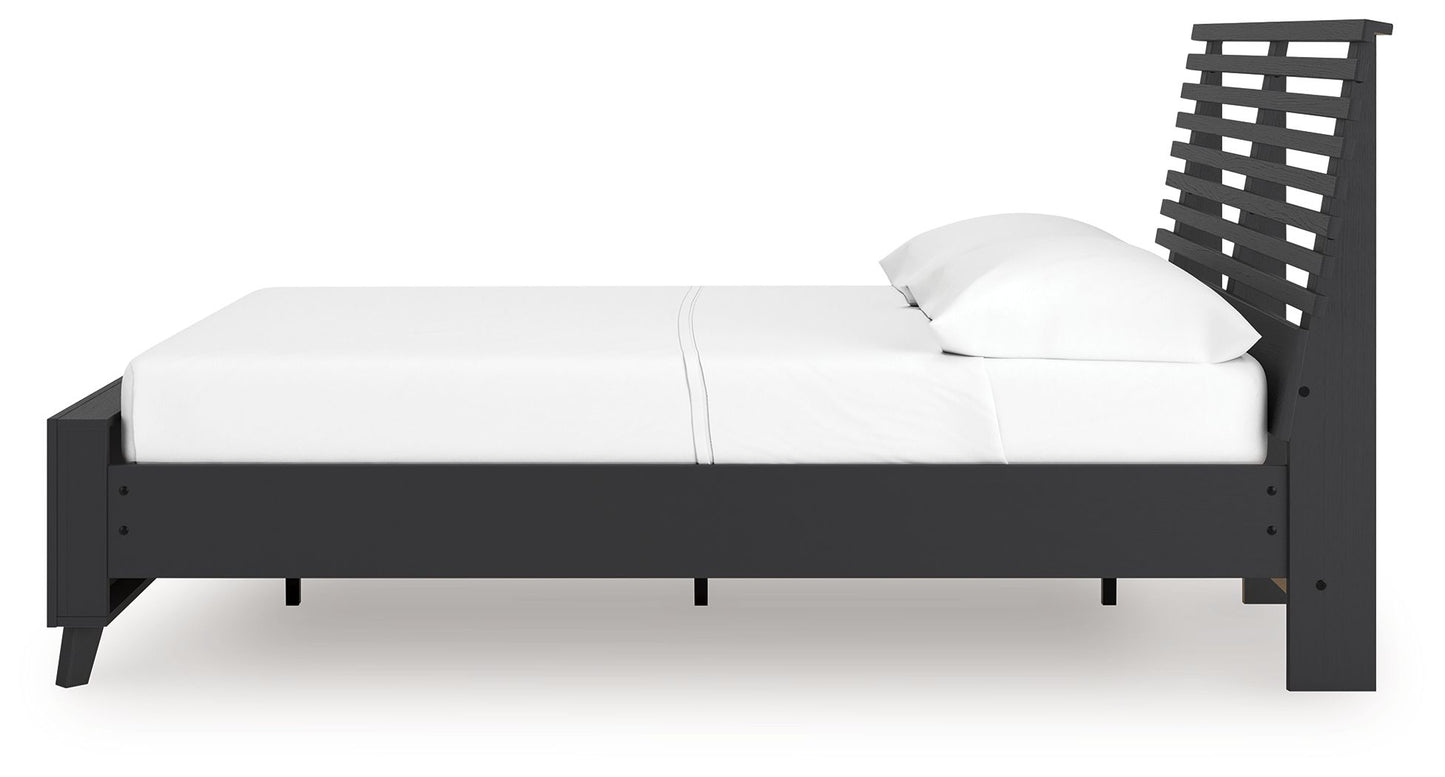 Danziar - Slat Panel Bed