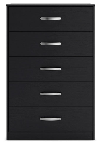 Finch - Five Drawer Chest - 46" Height - Black