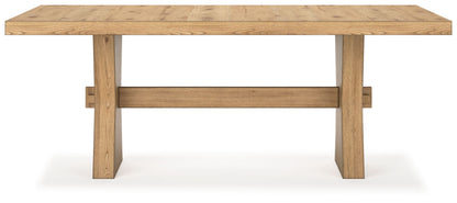 Galliden - Rectangular Dining Room Table - Light Brown