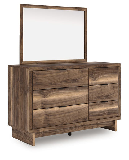 Chirason - Dresser And Mirror - Brown
