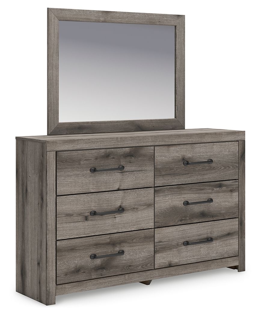 Graystorm - Dresser And Mirror - Brown Gray