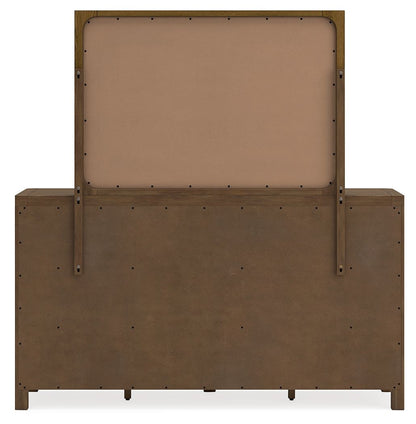 Cabalynn - Dresser And Mirror - Light Brown