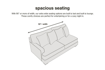 Lonoke - Sofa - Gunmetal