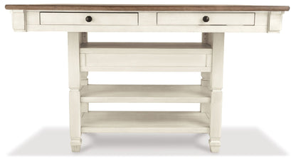 Bolanburg - Rectangular Dining Room Counter Table - Beige