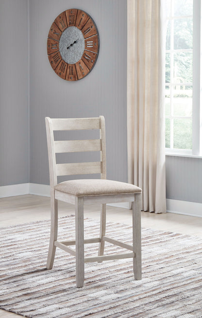 Skempton - Upholstered Barstool (Set of 2) - White