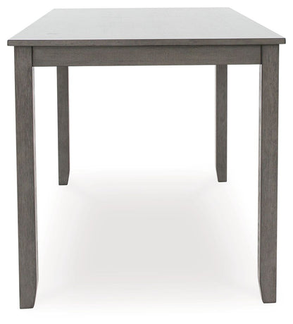 Caitbrook - Rect Drm Counter Table Set (Set of 7) - Gray
