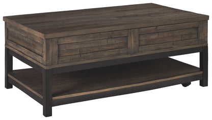 Johurst - LIFT TOP COCKTAIL TABLE - Grayish Brown
