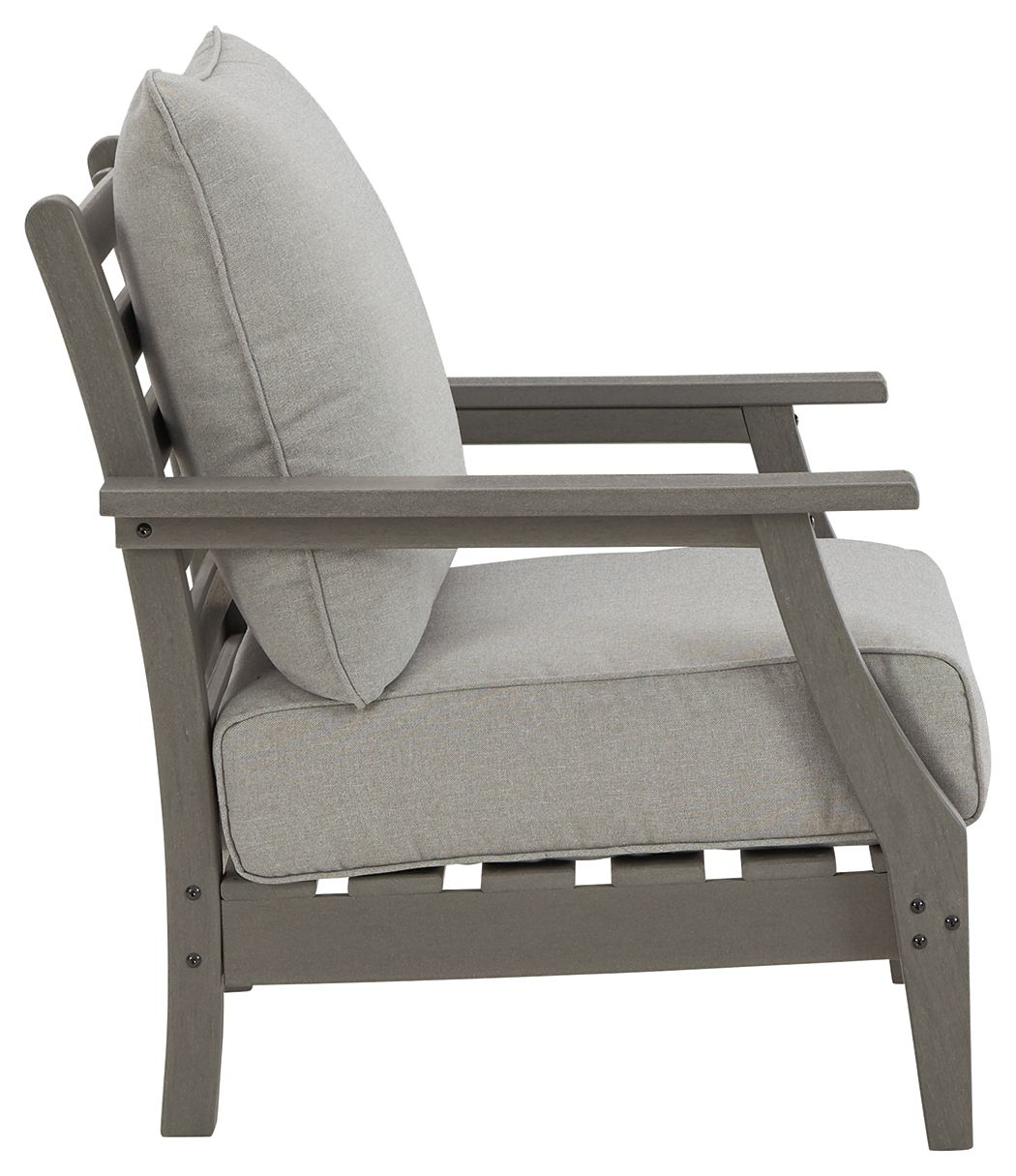 Visola - Lounge Chair w/Cushion (Set of 2) - Gray