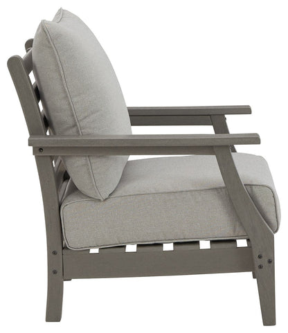 Visola - Lounge Chair w/Cushion (Set of 2) - Gray