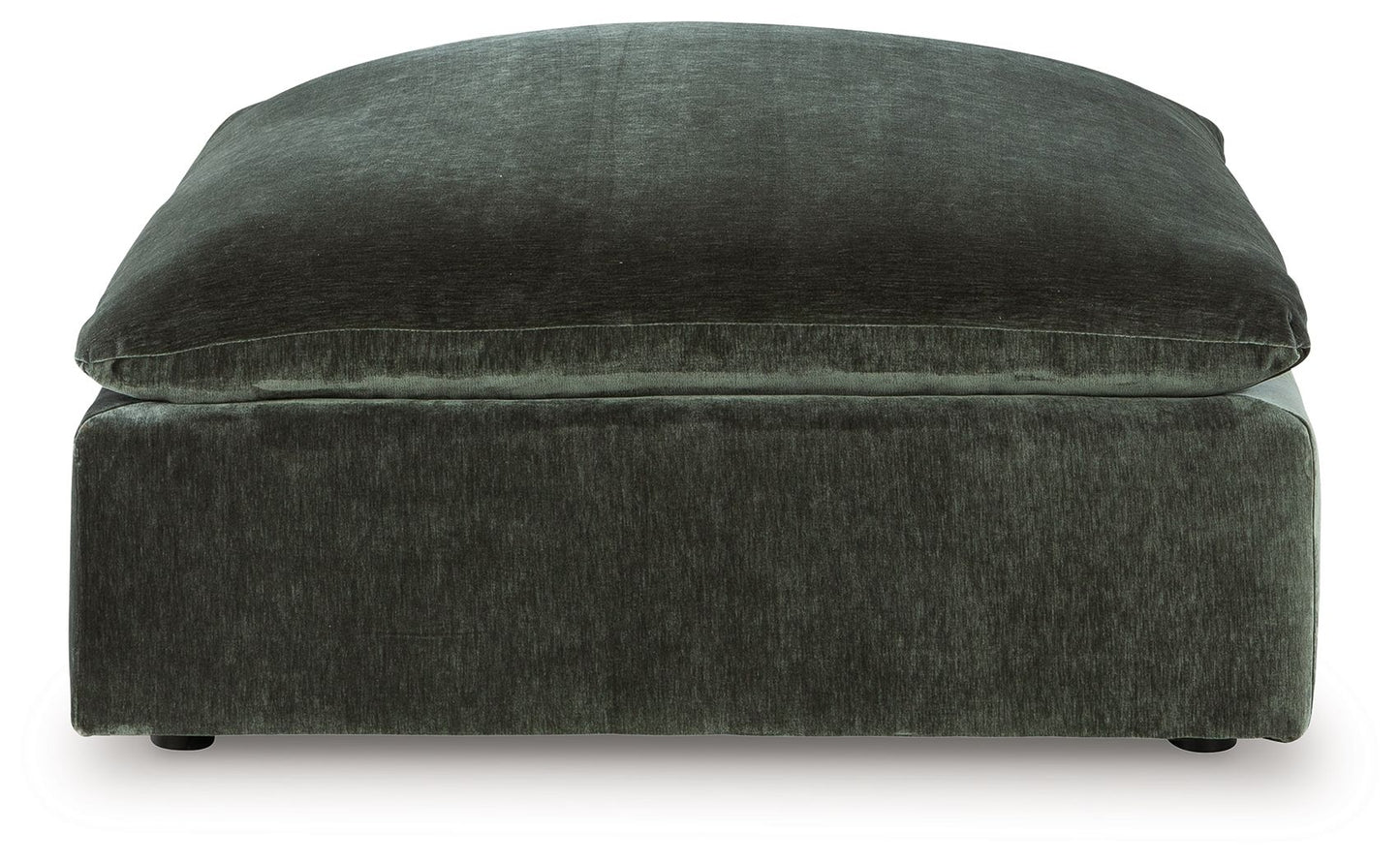 Carriage View - Oversized Accent Ottoman - Jade