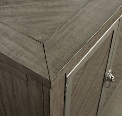 Krystanza - Dining Room Server - Weathered Gray