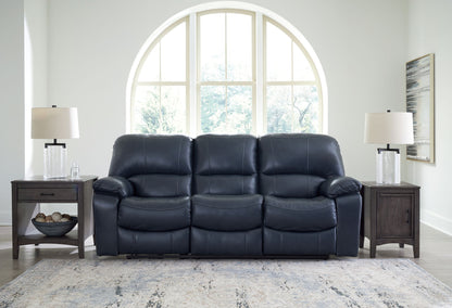 Leesworth - 3 Pc. - Power Reclining Sofa, Power Reclining Loveseat, Power Rocker Recliner - Ocean