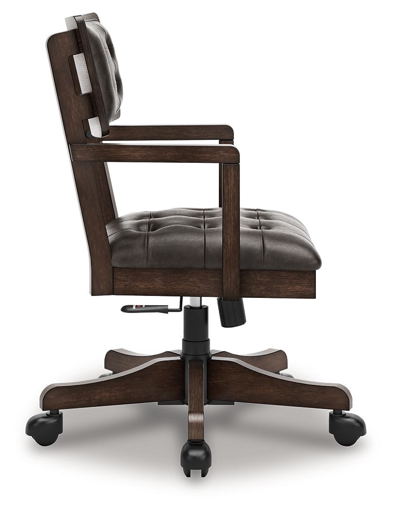 Breckington - Home Office Desk Chair - Dark Brown