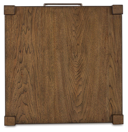 Cabalynn - Square End Table - Light Brown