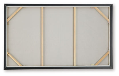 Waldard - Wall Art - Gray / Taupe / White